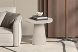 Salontafel 'Tavira' 55 cm Ovaal Cement Beige