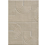 Art 1121 Beige Scandinavisch Japandi Vloerkleed Binnen/Buiten Tapijt
