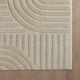 Art 1121 Beige Scandinavisch Japandi Vloerkleed Binnen/Buiten Tapijt