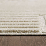 Art 1121 Creme/Cream Scandinavisch Japandi Vloerkleed Binnen/Buiten Tapijt