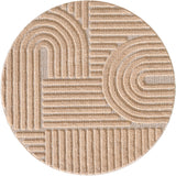 Art 1121 Rose Scandinavisch Japandi Vloerkleed Binnen Buiten Tapijt