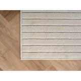 Japandi Abstract Design Vloerkleed Crème