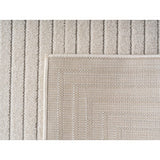 Japandi Vloerkleed Nova - Strak Geometrisch Design Creme