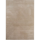 Japandi Vloerkleed Geometrisch Beige