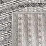 Desert Gray/Grijs Geweven Japandi Vloerkleed Indoor/Outdoor Tapijt Tuinkleed