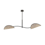 Plafondlamp LOTUS Naturel – 2-Lichts Design Lamp