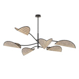 Plafondlamp LOTUS Naturel – 6-Lichts Design Lamp
