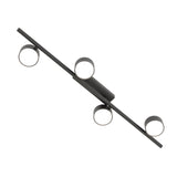 Plafondlamp BET Zwart – 4-Lichts Moderne LED Lamp