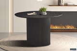 Tafel 'Lagos' 120 cm Rond Decor Donkerbruin