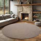 Beige Rund Winkel Vloerkleden