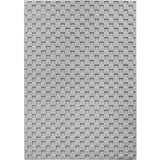 3D Vloerkleed Helix - Geweven Blokjes Patroon Grijs