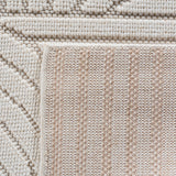 Geweven Vloerkleed Helix Creme - Abstract Golvend Design