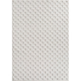 3D Vloerkleed Helix - Geweven Blokjes Patroon Creme