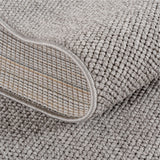 Geweven Vloerkleed Helix - Effen Grijs & Duurzaam