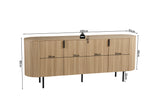 Dressoir 'Lagos' 200 cm Decor Eik Naturel
