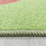 Kid's 2902 City Green Vloerkleed Laagpolig Kinderkamer Tapijt