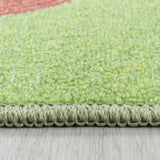 Kid's 2902 City Green Vloerkleed Laagpolig Kinderkamer Tapijt