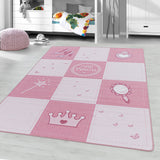 Kid's 2905 Little Princess Vloerkleed Laagpolig Kinderkamer Tapijt