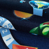 Kid's 2910 Space Vloerkleed Laagpolig Kinderkamer Tapijt