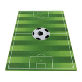 Kid's 2911 Voetbalveld Vloerkleed Laagpolig Kinderkamer Tapijt