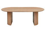 SALE - Tafel 'Lagos' 220 cm Ovaal Decor Oude eik