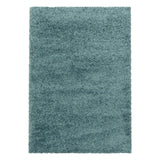 Sydney Shaggy Aqua/Blauw Vloerkleed Hoogpolig Zachte Tapijt