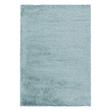 Fluffy Shaggy Blue/Blauw Vloerkleed Hoogpolig Zachte Trendy Tapijt