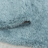 Fluffy Shaggy Blue/Blauw Vloerkleed Hoogpolig Zachte Trendy Tapijt