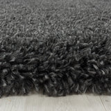 Fluffy Shaggy Grey/Grijs Vloerkleed Hoogpolig Zachte Trendy Tapijt