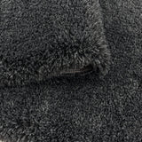 Fluffy Shaggy Grey/Grijs Vloerkleed Hoogpolig Zachte Trendy Tapijt