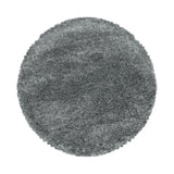 Fluffy Shaggy Lightgrey/Lichtgrijs Vloerkleed Hoogpolig Zachte Trendy Tapijt