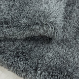 Fluffy Shaggy Lightgrey/Lichtgrijs Vloerkleed Hoogpolig Zachte Trendy Tapijt