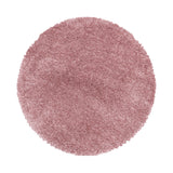 Fluffy Shaggy Rose/Roze Vloerkleed Hoogpolig Zachte Trendy Tapijt