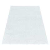 Fluffy Shaggy White/Wit Vloerkleed Hoogpolig Zachte Trendy Tapijt