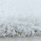 Fluffy Shaggy White/Wit Vloerkleed Hoogpolig Zachte Trendy Tapijt