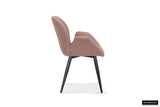 Stoel 'Maxim' Stof Roze
