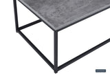 Salontafel 'Dallas' Decor Steen Grijs