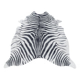 Etosha Zebra Black/Zwart Vloerkleed Antislip Imitatie Dierenprint Tapijt