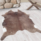 Etosha Brown/Bruin Vloerkleed Antislip Imitatie Dierenprint Tapijt
