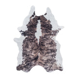 Etosha Brown/Bruin Vloerkleed Antislip Imitatie Dierenprint Tapijt