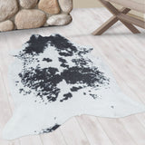 Etosha Black/Zwart Vloerkleed Antislip Imitatie Dierenprint Tapijt
