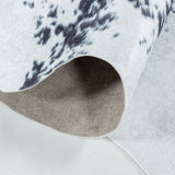 Etosha Black/Zwart Vloerkleed Antislip Imitatie Dierenprint Tapijt