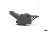 Relax 'France' manueel verstelbaar PU Zwart