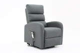 Electrische relax met lift 'Bruges' Stof Donkergrijs