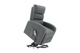 Electrische relax met lift 'Bruges' Stof Donkergrijs