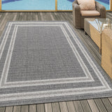 Vloerkleed Aruba Grijs 4901 - Outdoor tapijt - Waterbestendig