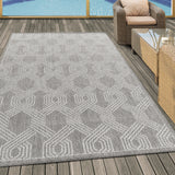 Vloerkleed Aruba Grijs 4904 - Outdoor tapijt - Waterbestendig