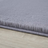 Fluffy Supersoft 5100 Grey/Grijs Vloerkleed Hoogpolig Extra Zachte Trendy Tapijt