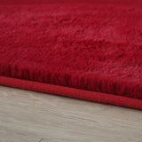 Fluffy Supersoft 5100 Red/Rood Vloerkleed Hoogpolig Extra Zachte Trendy Tapijt