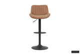 Barstoel 'Fenna' PU Cognac
